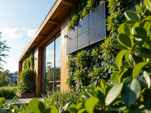 福建宝帆新能源公司外景,现代化办公楼建筑,绿色植被环绕,阳光明媚的白天场景